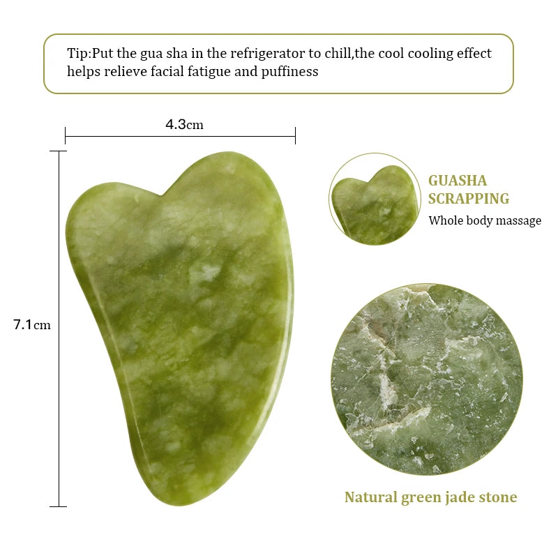 Rose Quartz Gua Sha Facial Sculpting Set — Depuff, Lift & Contour