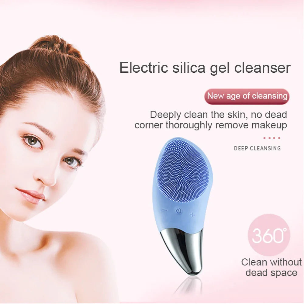 Ultrasonic Silicone Face Cleanser