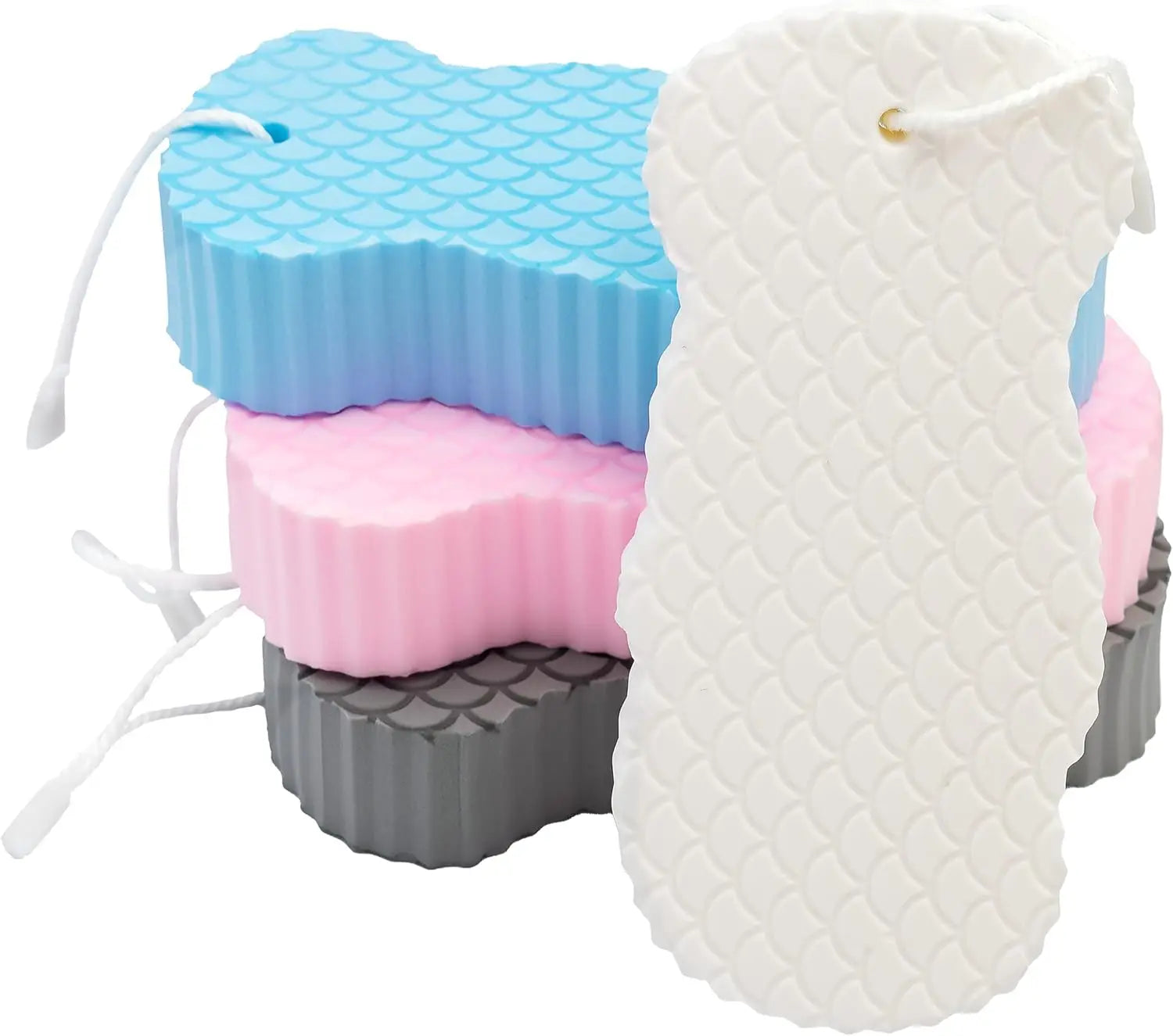 Exfoliating Sponges Exfoliating Bath Shower Sponge Removes Dead Skin and Impurities From Body