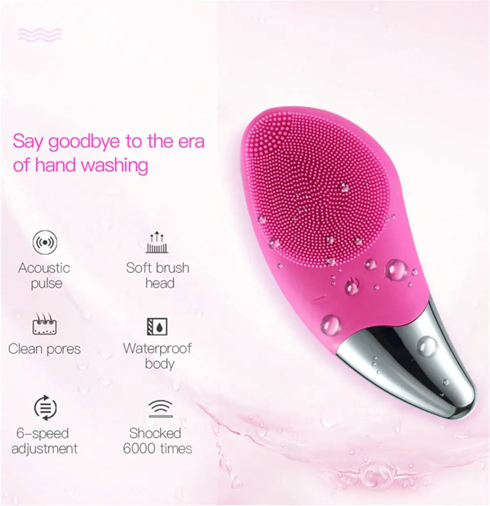 Ultrasonic Silicone Face Cleanser