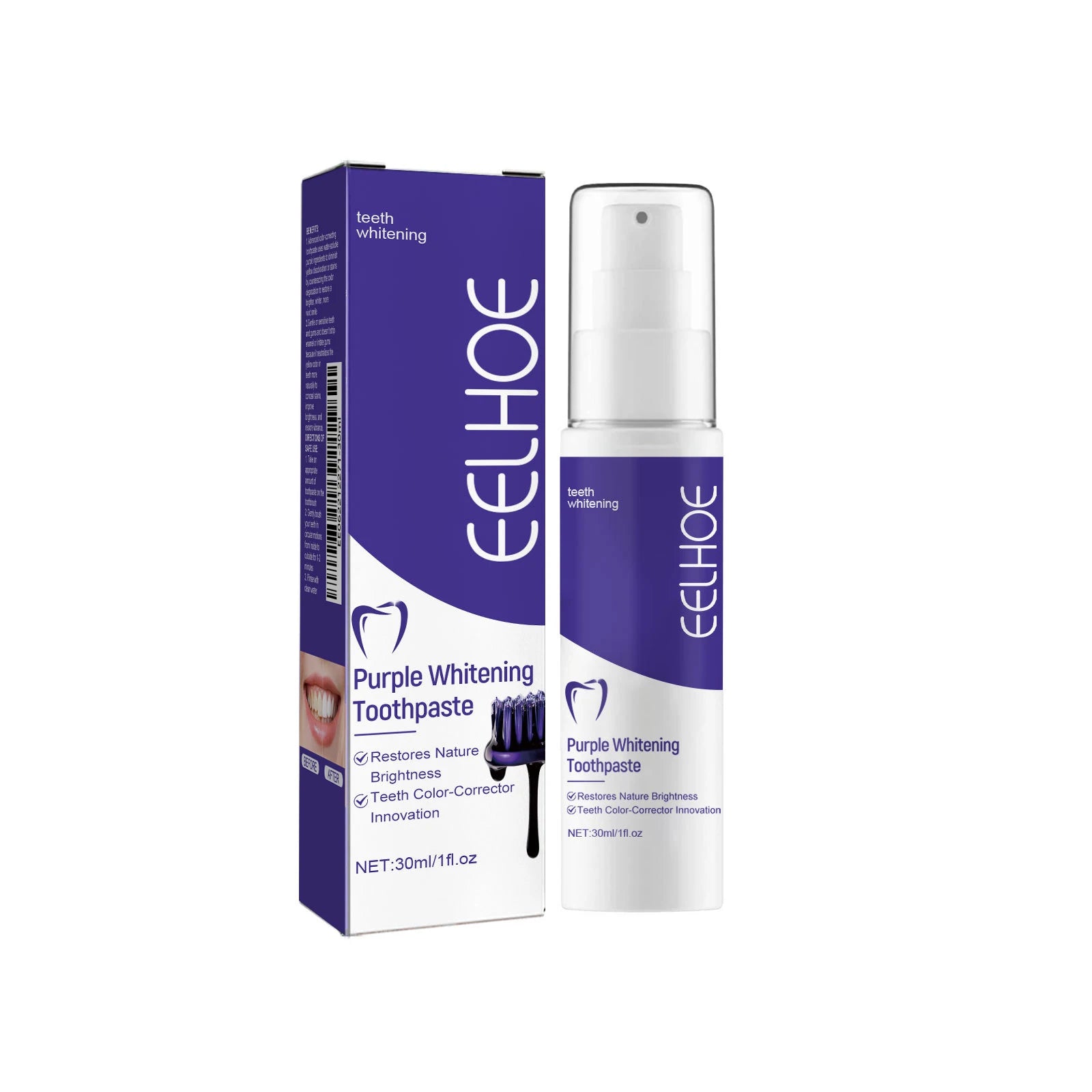 Purple Teeth Whitening Toothpaste