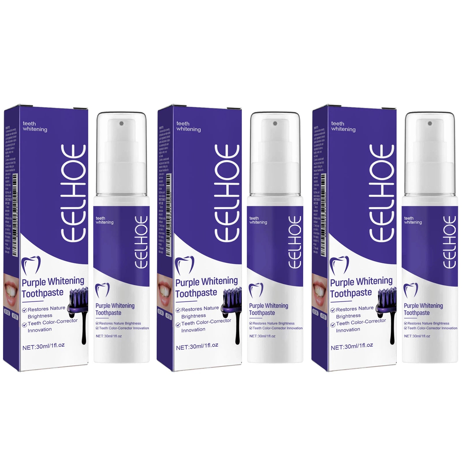 Purple Teeth Whitening Toothpaste