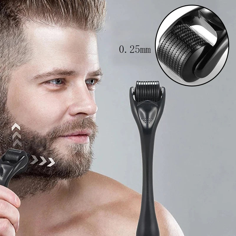 0.25mm Professional Roller, 540 Titanium Facial Skincare and Beauty Massage Tool, Back Massage, Oil-Free, Skincare Tool