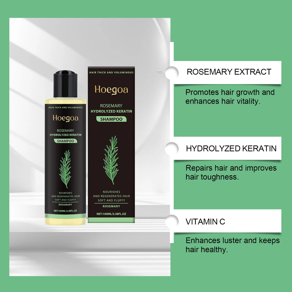 Rosemary Hair Growth Shampoo — Thicker, Fuller Hair