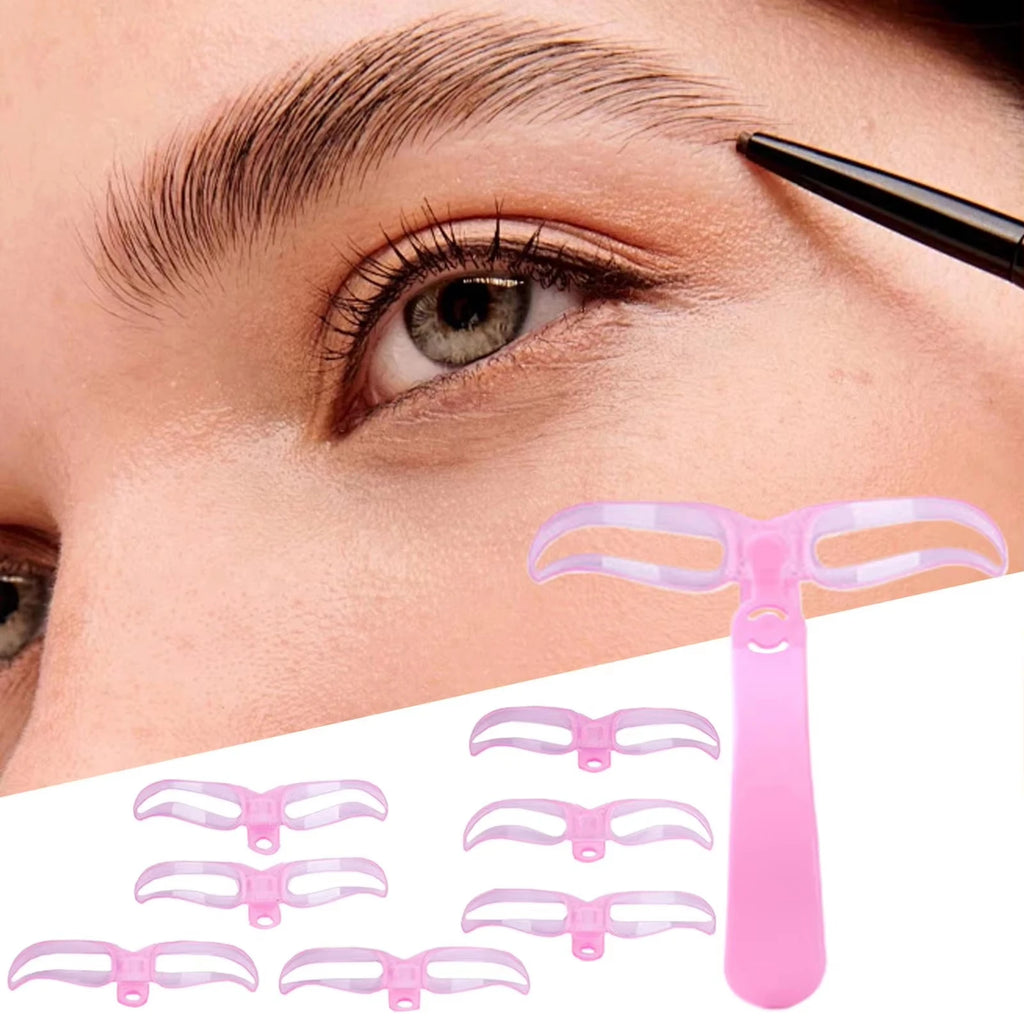 DIY Eye Makeup Stencils Eyebrow Template eyebrow trimming patch Beauty Tools Perfect for Solan professional makeup