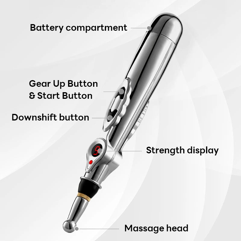 Laser Point Massage Pen Probe Energy Along Meridian Energy Pen Electronic Acupuncture Point Pen Puncture Needle Physical Therapy